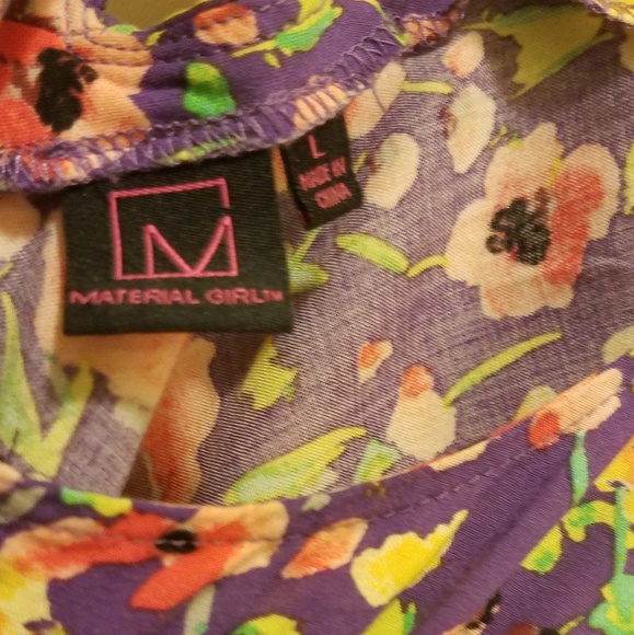 Material Girl dress colorful purple - Picture 3 of 3